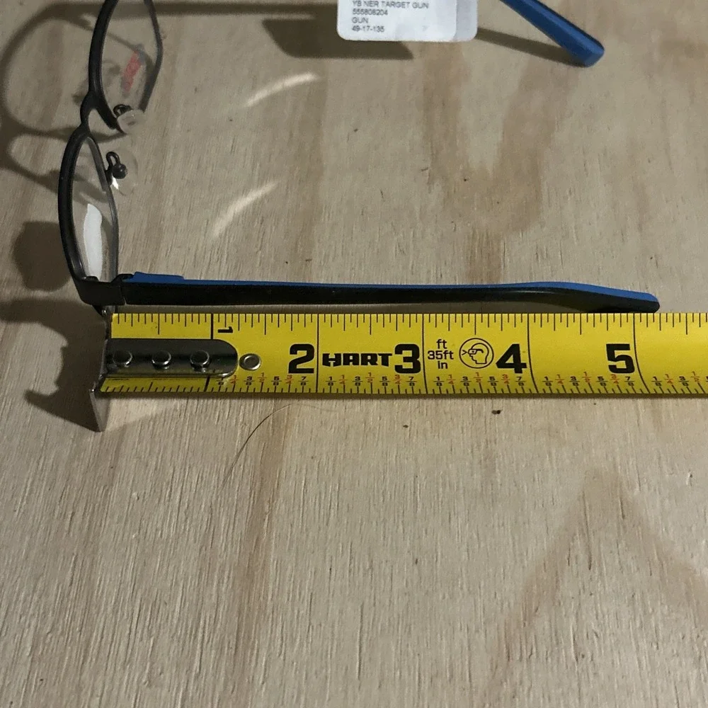 Nerf Twisting Temples Target  Grey/Blue Kids Eyeglass Frames 49-17-135 NWT